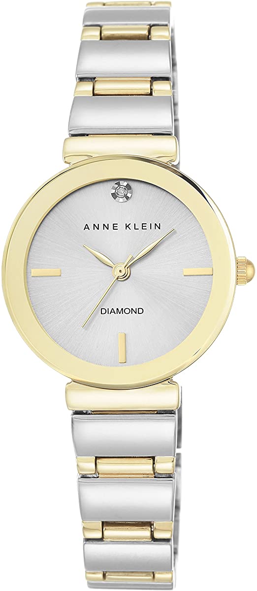 Anne Klein Women's Genuine Diamond Dial Bracelet Watch