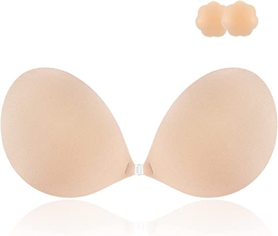 Niidor Adhesive Bra Strapless Sticky Invisible Push up Silicone Bra