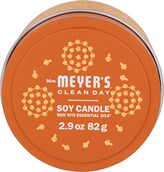 Mrs Meyer's Orange Clove Tin Candle, 1 EA