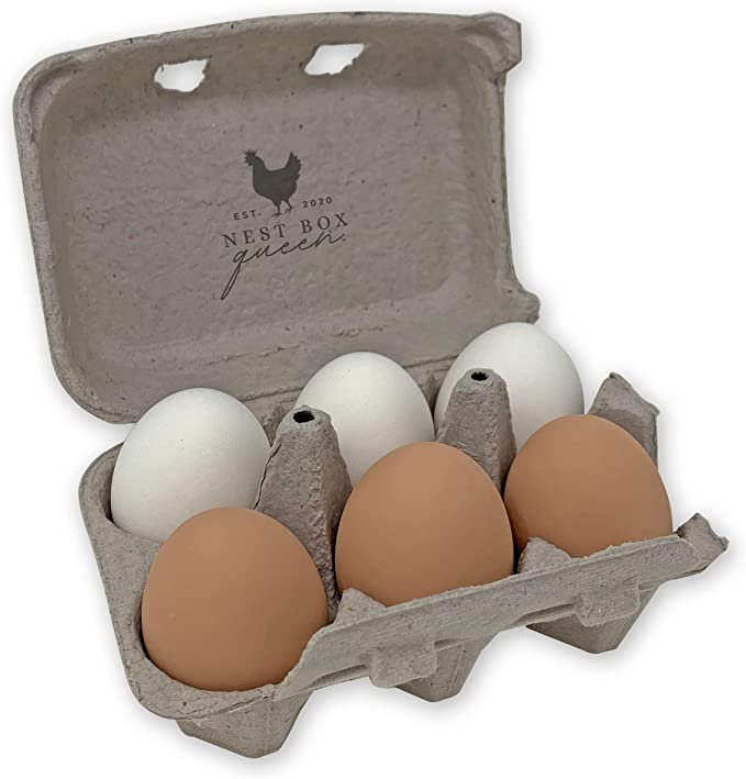 Nest Box Queen Ceramic Chicken Nest Eggs for Nest Box Training