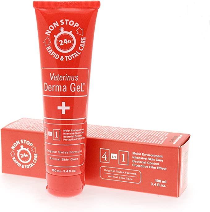 Veterinus Derma GeL Tube 100ml - 3.4fl.oz. (+ 10ml Tube Included)