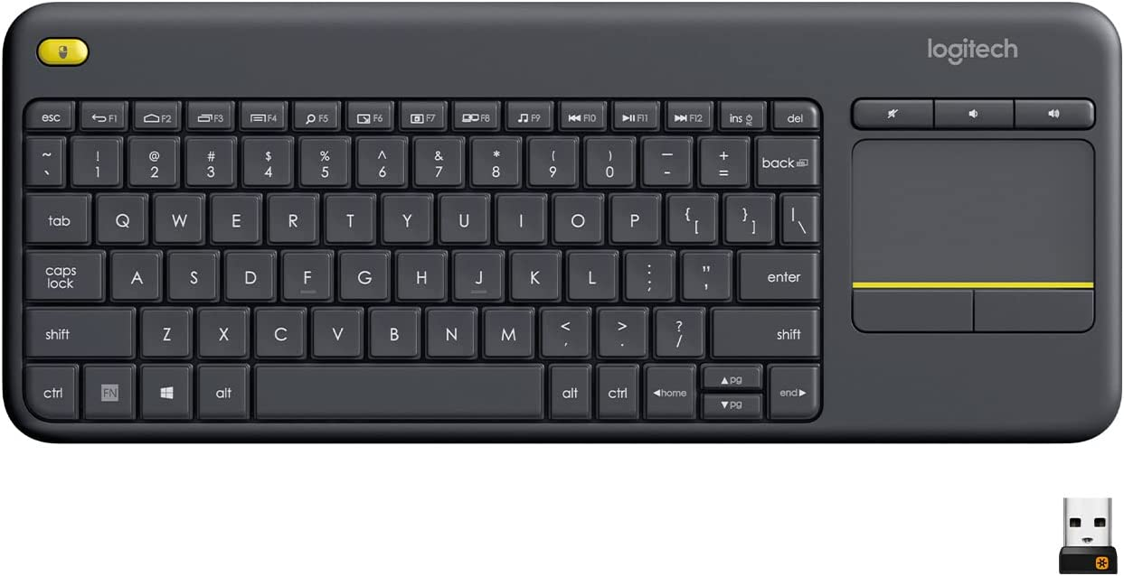 Logitech K400 Plus Wireless Touch TV Keyboard 