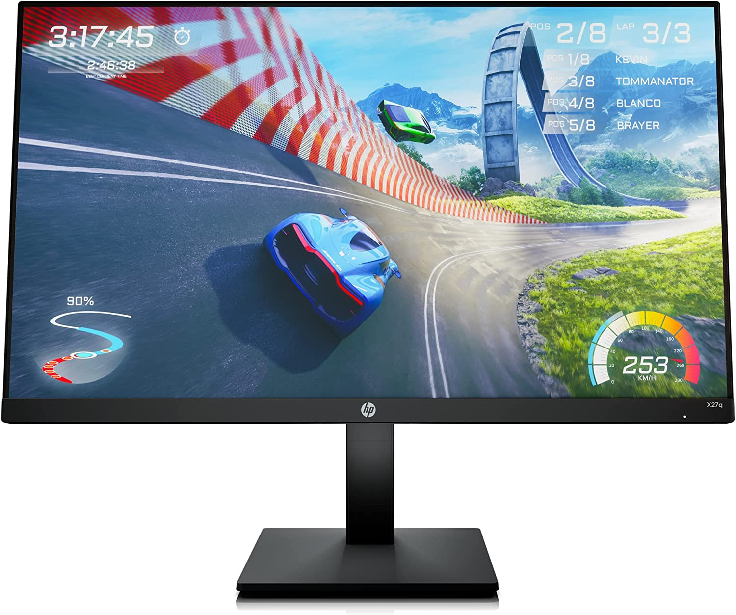 HP 27-inch QHD Gaming with Tilt/Height Adjustment