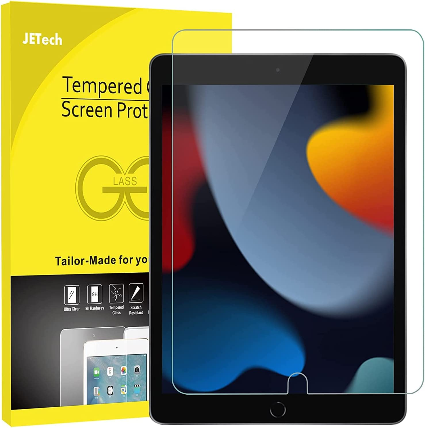 JETech Screen Protector compatible with iPad 