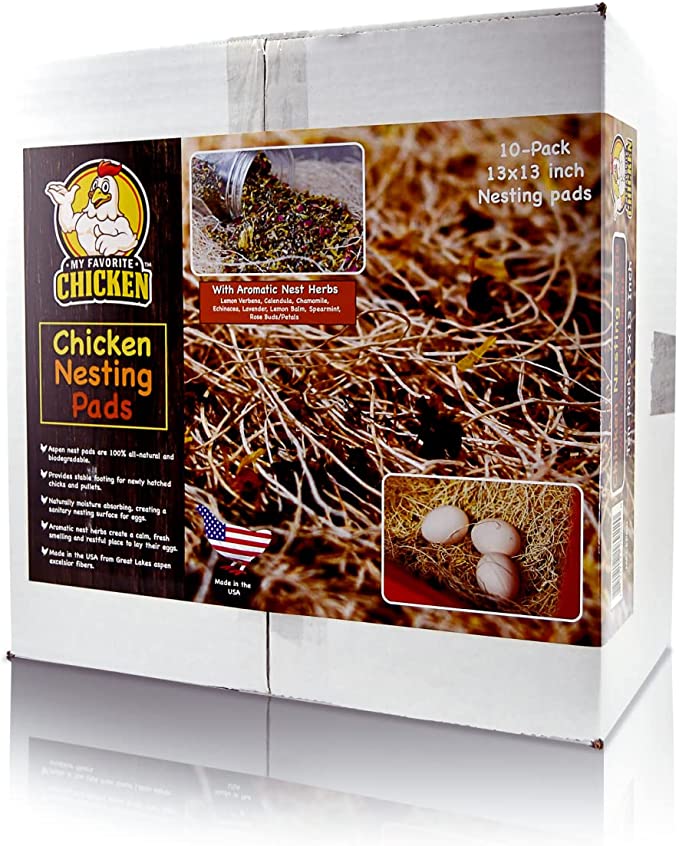 Chicken Nesting Pads with Aromatic Nest Herbs 