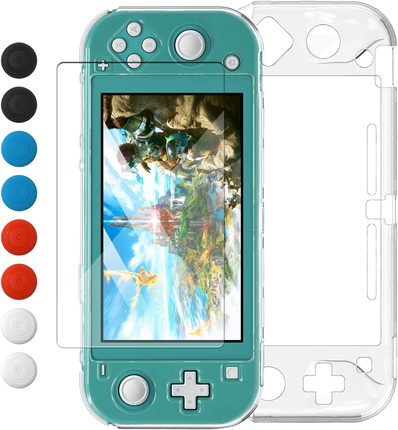 Crystal Clear Cover Case for Switch Lite, Ultra Slim Clear Hard PC Protective Case 