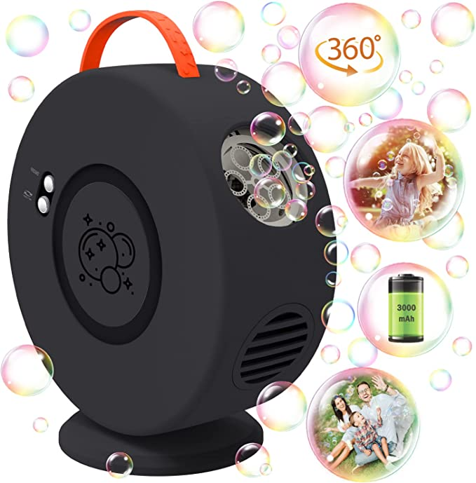 Bubble Machine Automatic Bubble Blower for Kids Rechargeable