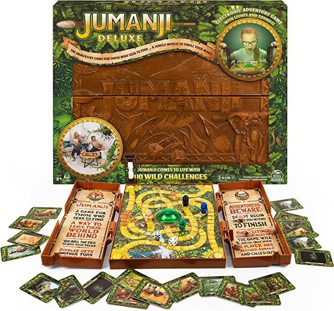 Jumanji Deluxe Game, Immersive Electronic Version of The Classic Adventure Movie 