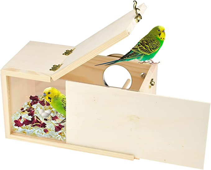 ShuRung Parakeet Nesting Box Cockatiel Nesting Box Bird Nest