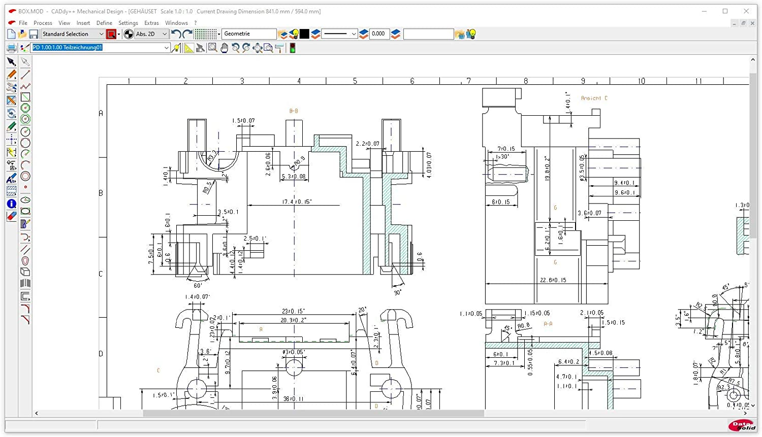 Becker CAD 12 3D - professional CAD software for 2D + 3D design and modelling 