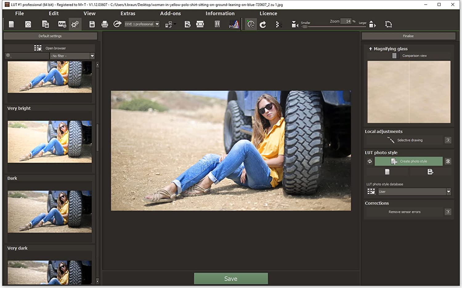 LUT #1 Professional – Apply image styles to other photos easily 