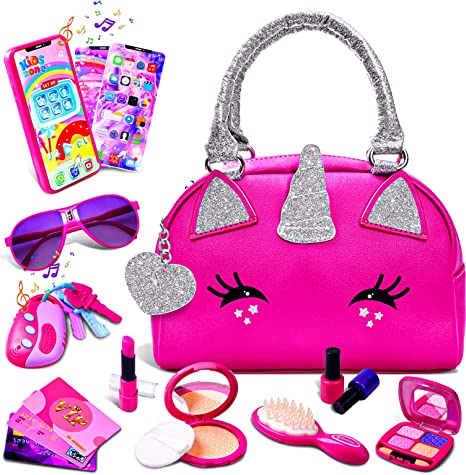 Unicorns Gifts for Girls Purse - Toddler Purse Set 