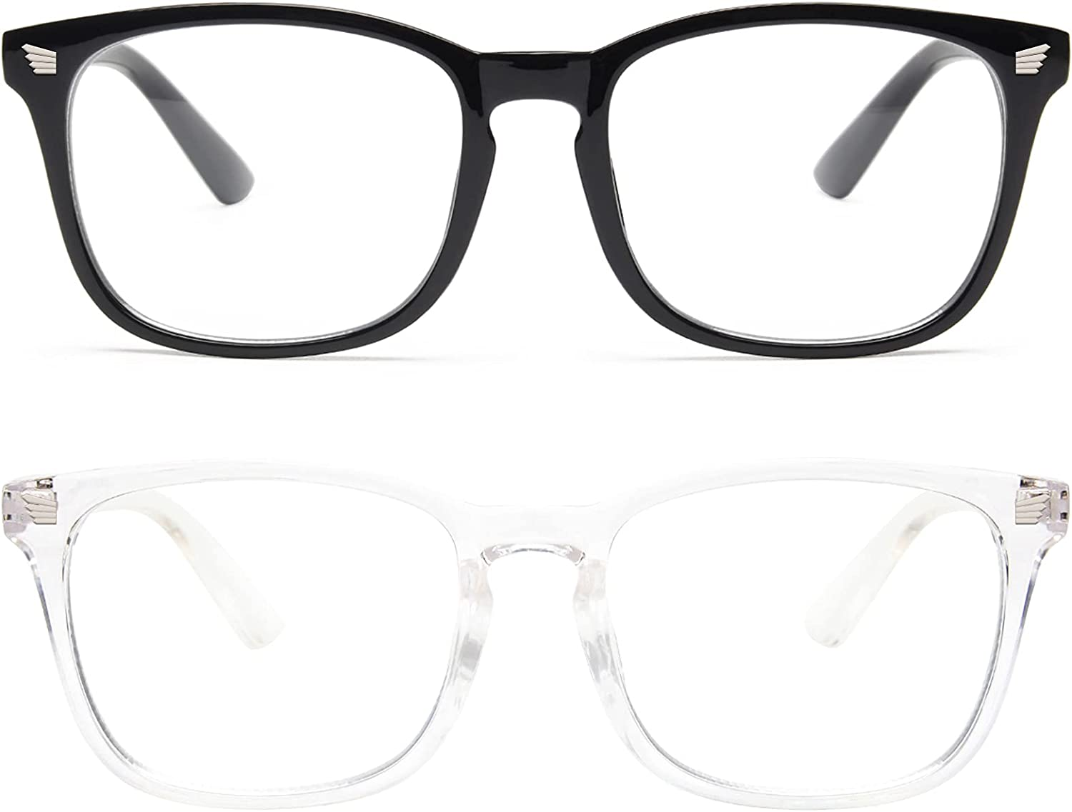 livho 2 Pack Blue Light Blocking Glasses, Computer 