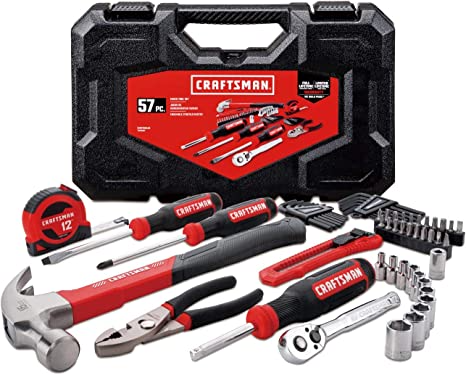 CRAFTSMAN Home Tool Kit / Mechanics Tools Kit, 57-Piece (CMMT99446)