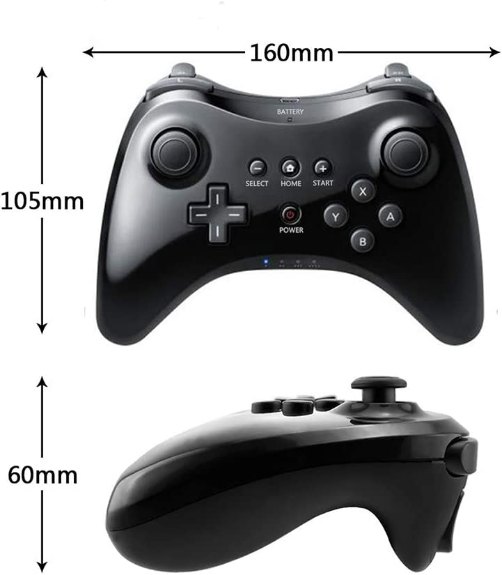 CuleedTec Black Classic Wireless Pro Controller Game Controller Gamepad 