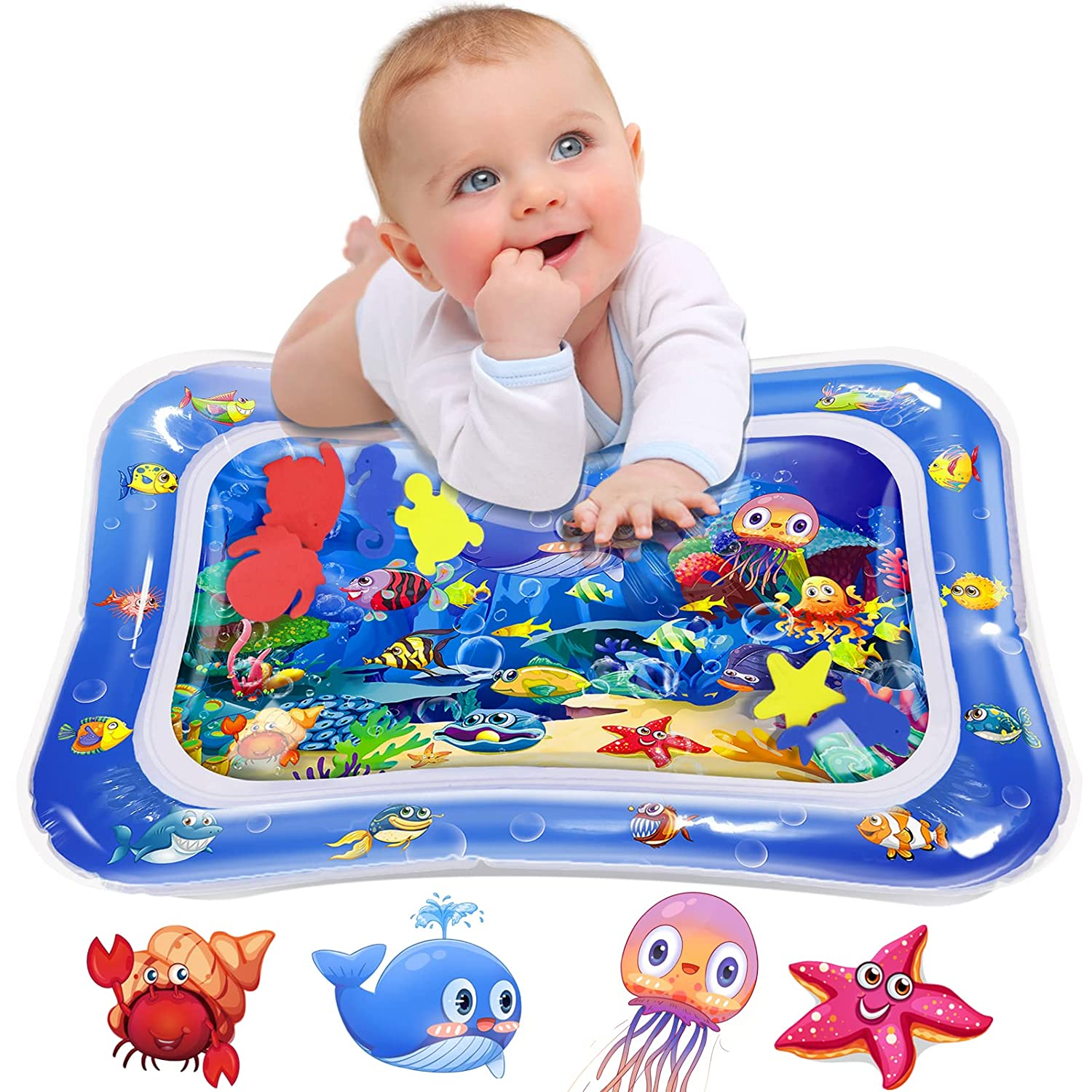 Infinno Tummy Time Mat Premium Baby Water Play Mat 