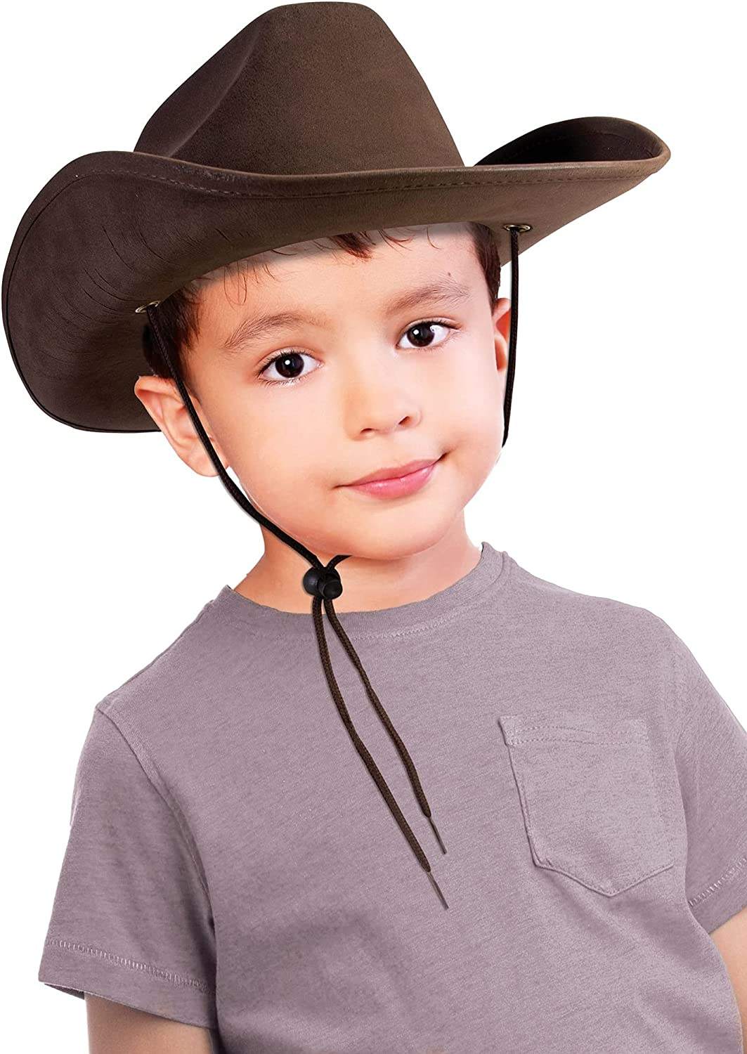 Forum Novelties Child's Suede Cowboy Hat, Brown