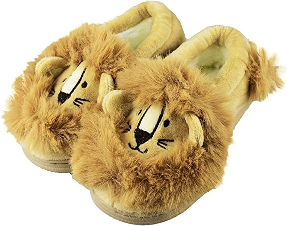 Tirzrro Boys Little/Big Kids Warm Plush Rocket Slippers 