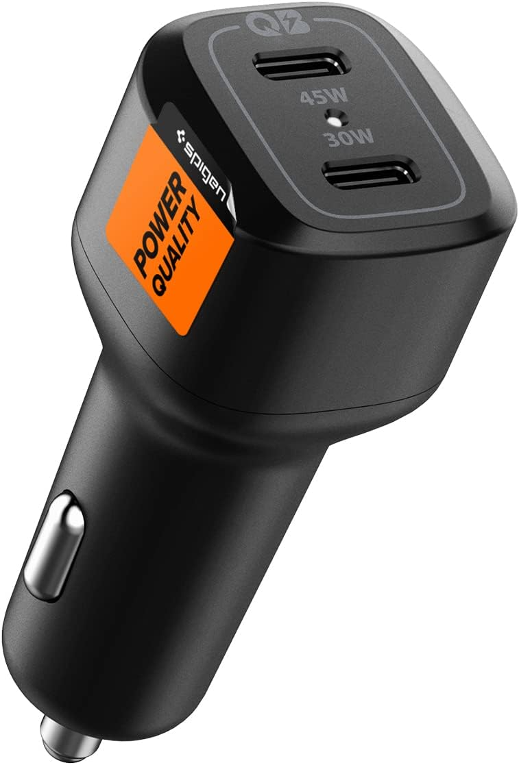 Spigen USB C Car Charger 75W Dual Port