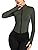 KEOYA Women's Long Sleeve & Sleeveless Athletic Shirts Full Zip Up Track Jacket Crop Top